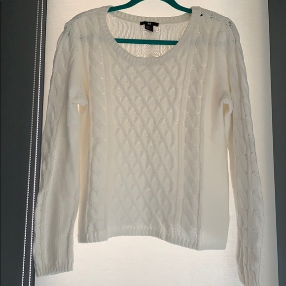 Women's H&M Long Sleeve Knit Sweater Medium - Picture 8 of 8